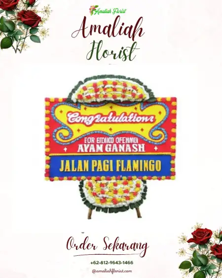 Sewa Papan Bunga Kebun Kenanga